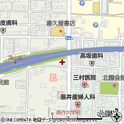ダスキン津高サービスマスター周辺の地図