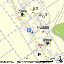 滋賀県蒲生郡竜王町林562周辺の地図