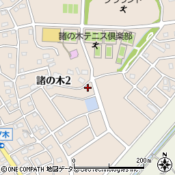 愛知県名古屋市緑区諸の木2丁目1608周辺の地図