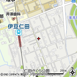 静岡県田方郡函南町仁田191-10周辺の地図