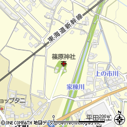 篠原神社周辺の地図