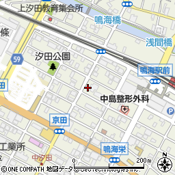 愛知県名古屋市緑区鳴海町上汐田233周辺の地図