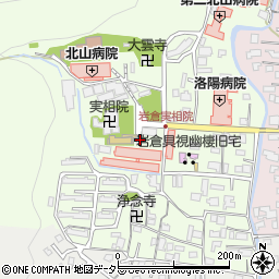 京都府京都市左京区岩倉上蔵町117周辺の地図