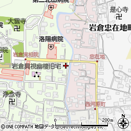 京都府京都市左京区岩倉上蔵町85周辺の地図