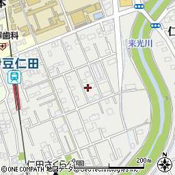 静岡県田方郡函南町仁田191-39周辺の地図