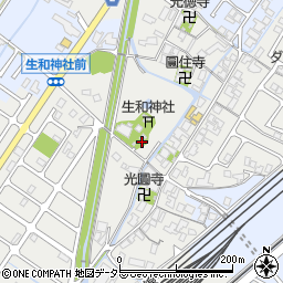 滋賀県野洲市冨波乙周辺の地図