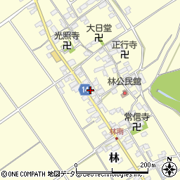 滋賀県蒲生郡竜王町林563周辺の地図