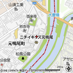 愛知県名古屋市南区元鳴尾町282周辺の地図