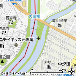 愛知県名古屋市緑区鳴海町天白川内周辺の地図