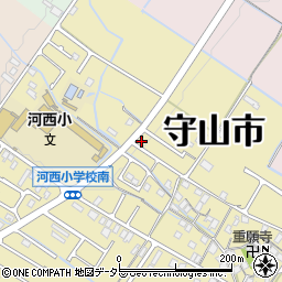 滋賀県守山市小島町1437-16周辺の地図