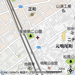 愛知県名古屋市南区元鳴尾町44周辺の地図
