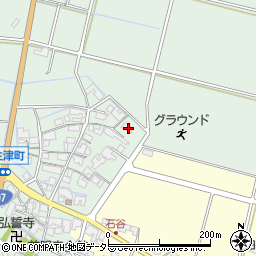 滋賀県東近江市瓜生津町1180周辺の地図
