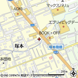 シャンソン化粧品伊豆ショップ周辺の地図