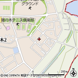 愛知県名古屋市緑区諸の木2丁目1104周辺の地図