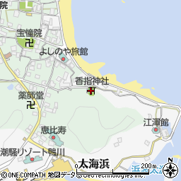 香指神社周辺の地図