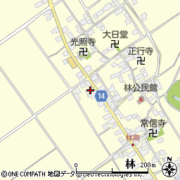 滋賀県蒲生郡竜王町林567周辺の地図