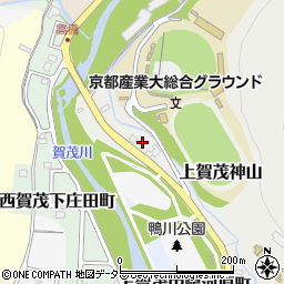 京都産業大学　総合グラウンド厩舎周辺の地図