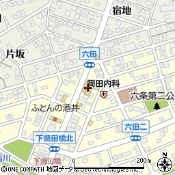 スギドラッグ六田店周辺の地図