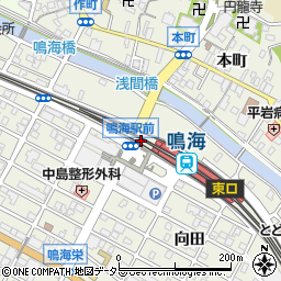 ファミリーマート名鉄鳴海駅店周辺の地図