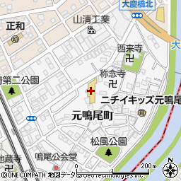 愛知県名古屋市南区元鳴尾町328周辺の地図