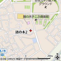 愛知県名古屋市緑区諸の木2丁目436周辺の地図