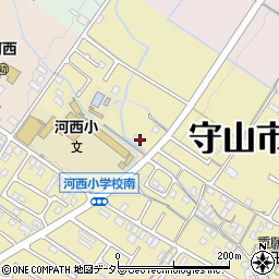 滋賀県守山市小島町1446周辺の地図