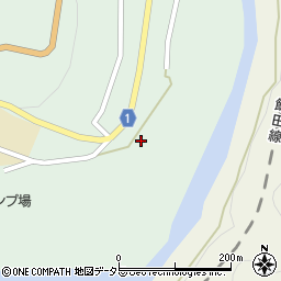 静岡県浜松市天竜区佐久間町中部170周辺の地図