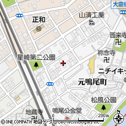 愛知県名古屋市南区元鳴尾町47周辺の地図