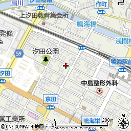 愛知県名古屋市緑区鳴海町上汐田181周辺の地図