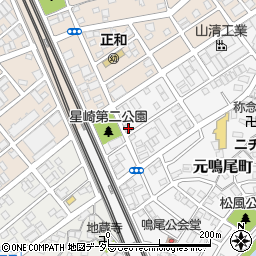 愛知県名古屋市南区元鳴尾町39周辺の地図