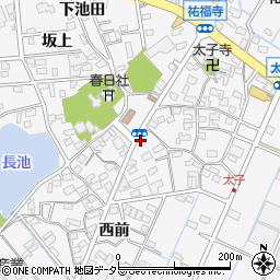 部田コミュニティセンター前周辺の地図
