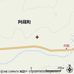 愛知県豊田市阿蔵町沢尻周辺の地図