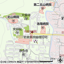 京都府京都市左京区岩倉上蔵町140周辺の地図