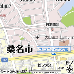 都市再生機構（独立行政法人）中部支社　大山田管理サービス事務所周辺の地図