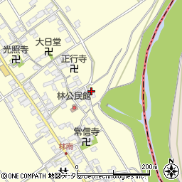 滋賀県蒲生郡竜王町林366周辺の地図