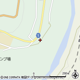 静岡県浜松市天竜区佐久間町中部172周辺の地図