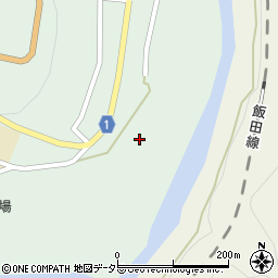 静岡県浜松市天竜区佐久間町中部162周辺の地図