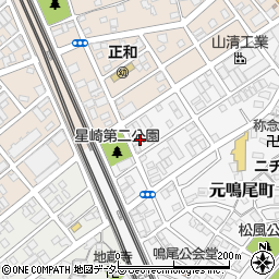 愛知県名古屋市南区元鳴尾町38周辺の地図