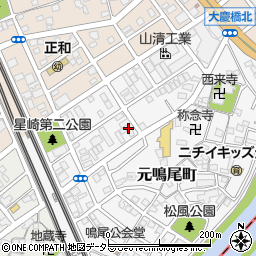 愛知県名古屋市南区元鳴尾町68周辺の地図