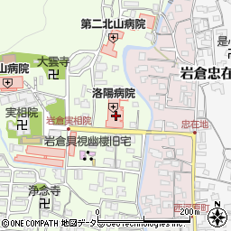 京都府京都市左京区岩倉上蔵町143周辺の地図