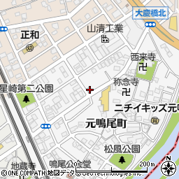 愛知県名古屋市南区元鳴尾町67周辺の地図