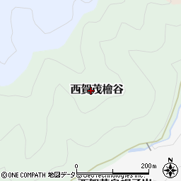 京都府京都市北区西賀茂檜谷周辺の地図