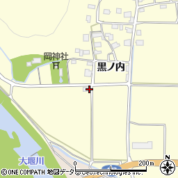 京都府南丹市八木町北広瀬岡花周辺の地図