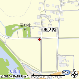 京都府南丹市八木町北広瀬（岡花）周辺の地図