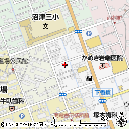杉山硝子店周辺の地図