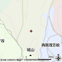 京都府京都市北区西賀茂城山周辺の地図