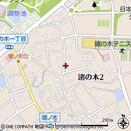 愛知県名古屋市緑区諸の木2丁目410周辺の地図