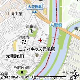 愛知県名古屋市南区元鳴尾町406周辺の地図