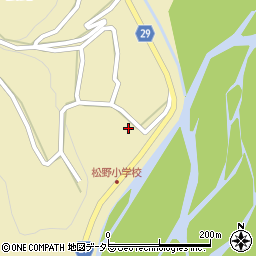 静岡県静岡市葵区松野173周辺の地図