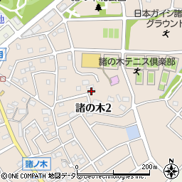 愛知県名古屋市緑区諸の木2丁目431周辺の地図